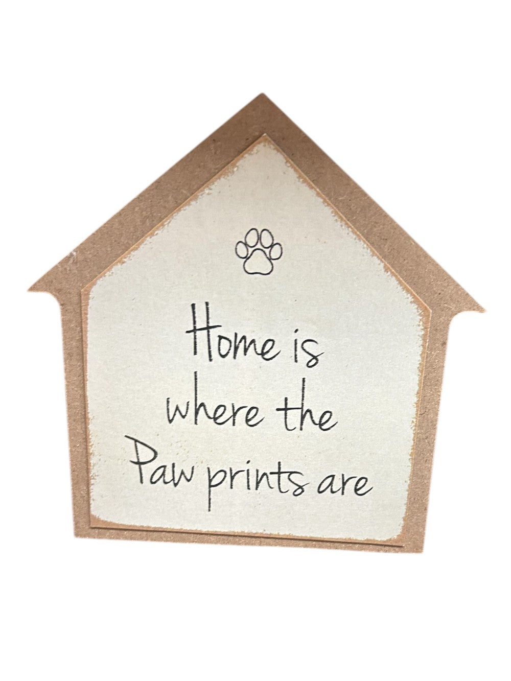 Paw Print Block Sign|1606