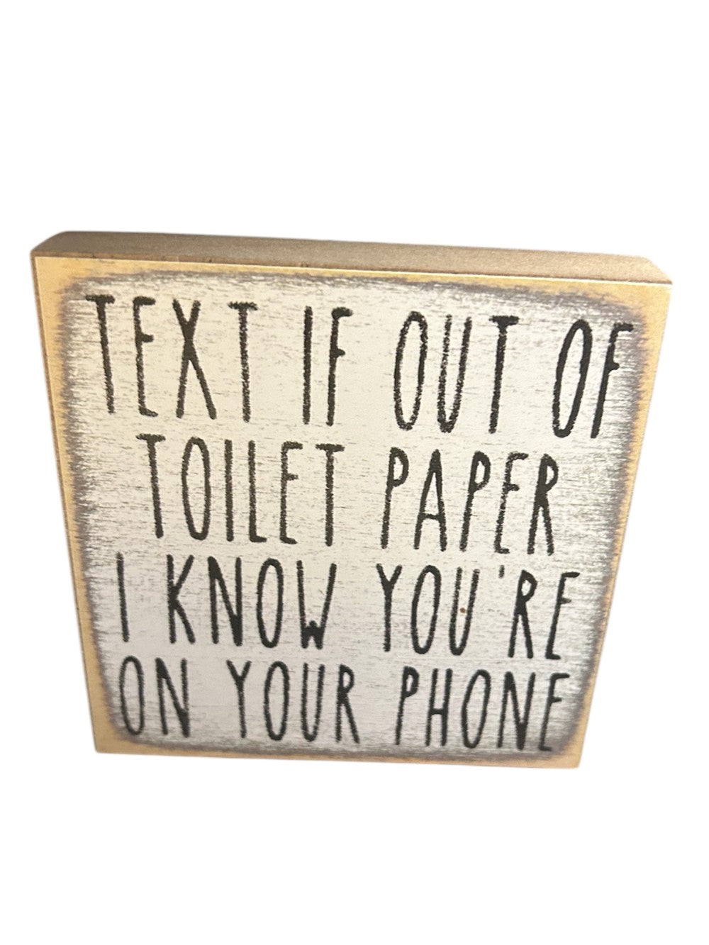 4x4 Toilet Block Sign|1602