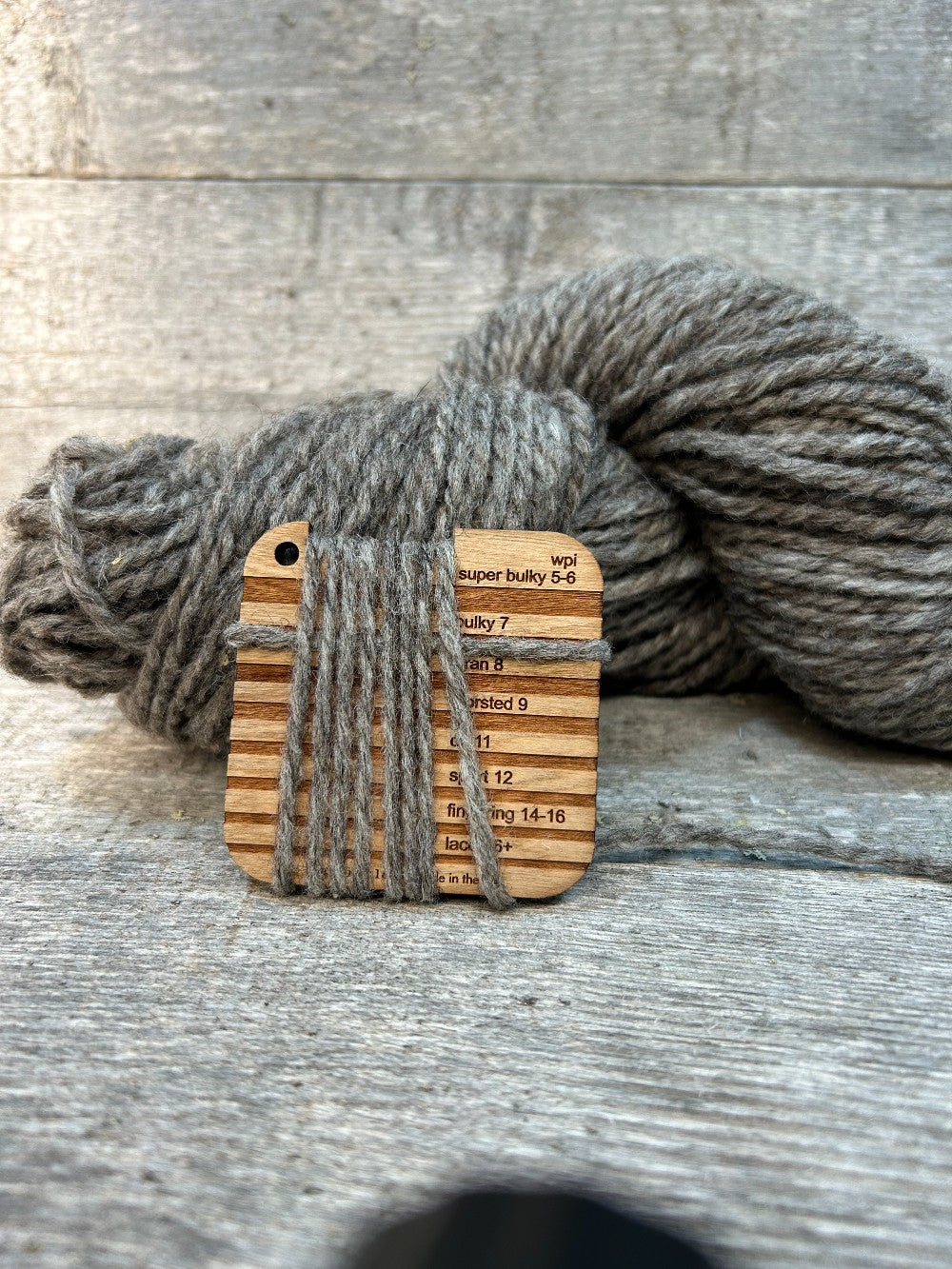 Yarn - Grey - 2 ply bulky weight|100