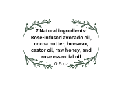 Rose & honey lip balm|1695