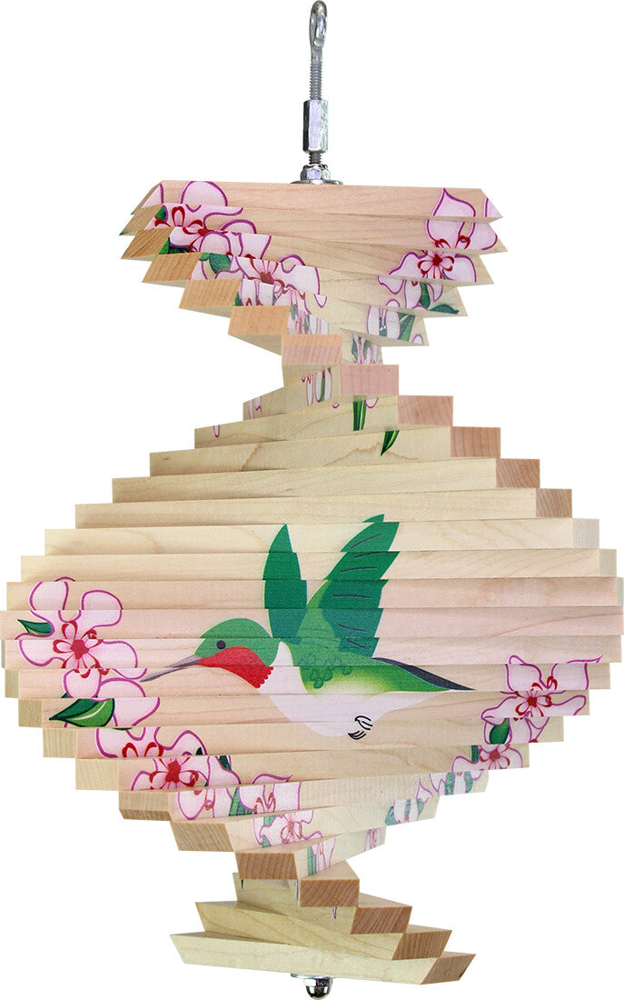 Wooden Windspinner, Front Porch or Back Deck. Excellent Gift. - Handcrafted Artisanal Marketplace LLC