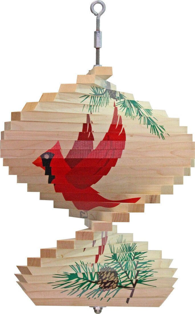 Wooden Windspinner, Front Porch or Back Deck. Excellent Gift. - Handcrafted Artisanal Marketplace LLC