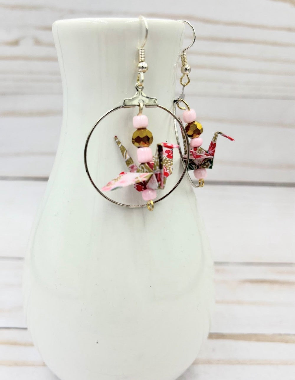 Origami Crane Earrings|5