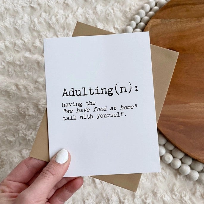Adulting Card|1583
