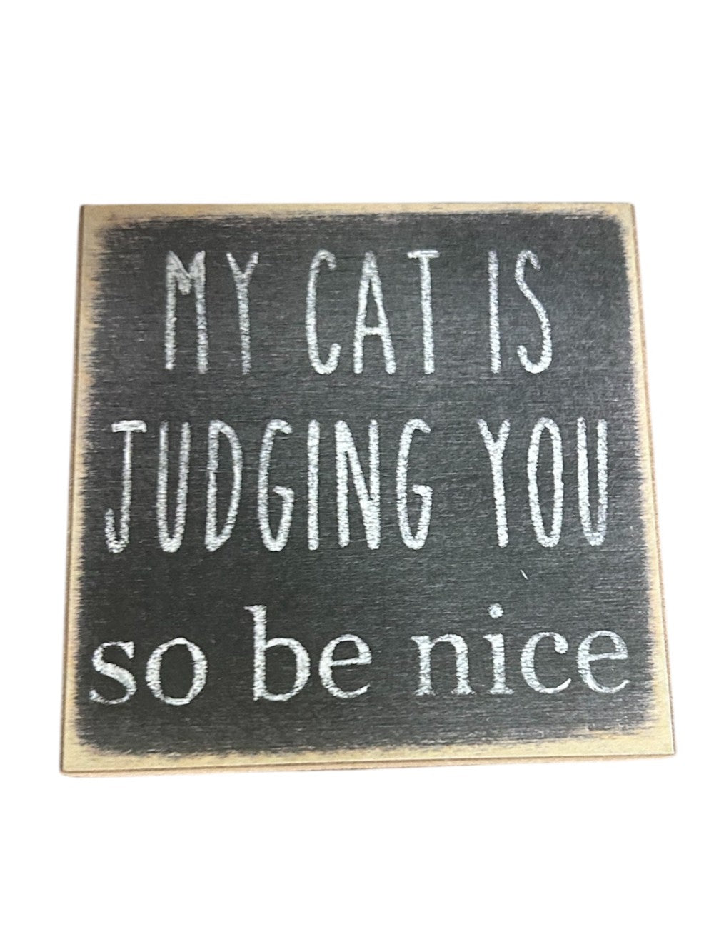4x4 Cat Judging Block Sign|1613