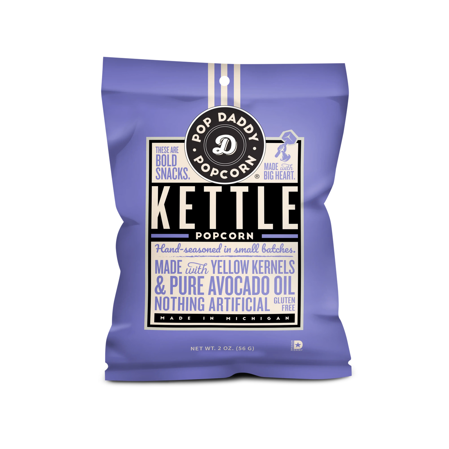 Pop Daddy – Premium Kettle Corn Flavored Popcorn 2.0oz