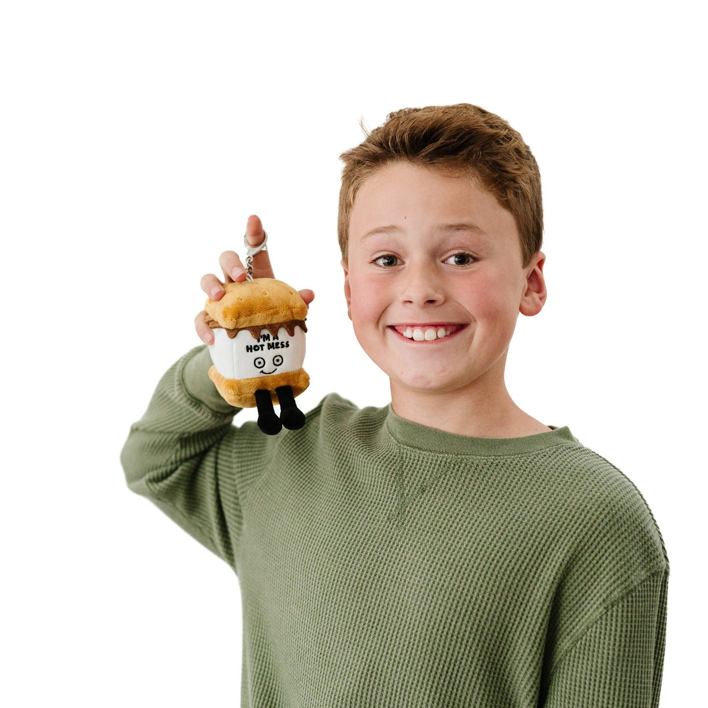 Hot Mess S'Mores Plush Bag Charm Soft Toy Funny Cute Gift - Handcrafted Artisanal Marketplace LLC