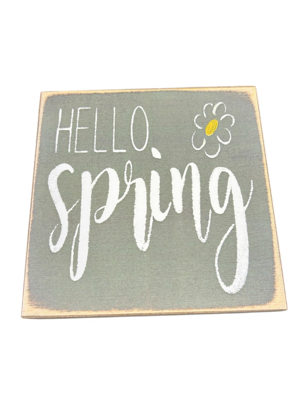 5x5 Hello Spring Block Sign|1622