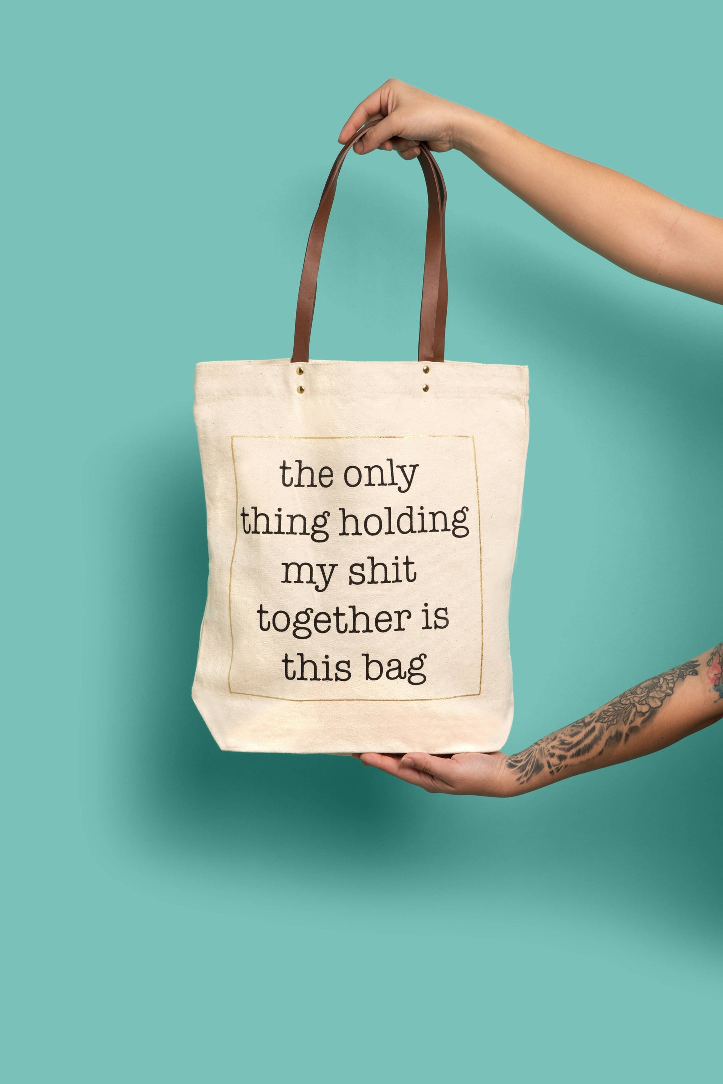 Shit Together Tote Bag - Handcrafted Artisanal Marketplace LLC