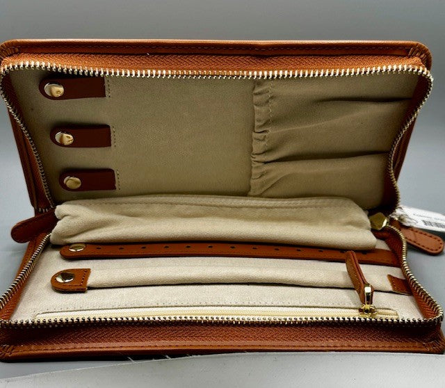 Vegan Leather Travel Jewelry Case|1805