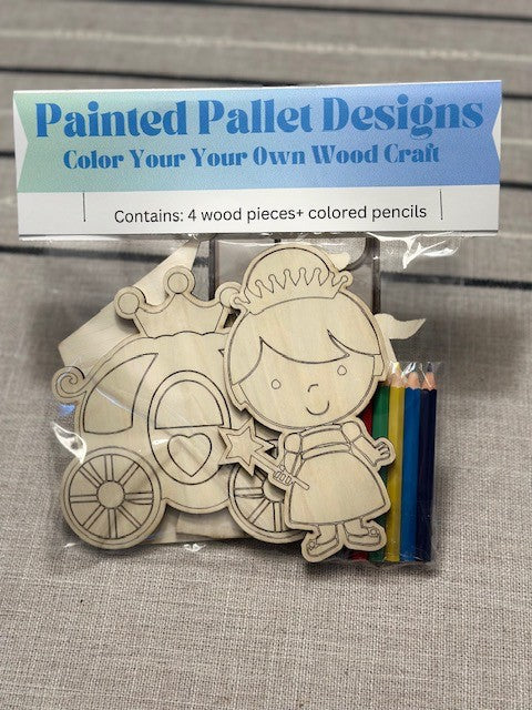 Color your own Princess Kit|1634