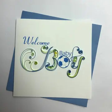 Quilled Greeting Cards - Birthday, Anniversary, New Baby, Congratulations - Handcrafted Artisanal Marketplace LLC