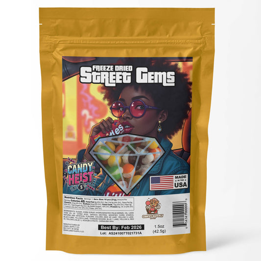 Freeze Dried Street Gems (Skittles), 1.5oz Bag - Handcrafted Artisanal Marketplace LLC