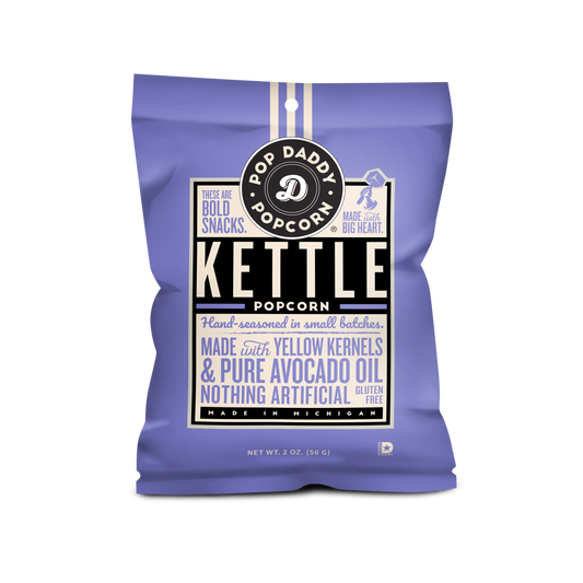Pop Daddy – Premium Kettle Corn Flavored Popcorn 2.0oz