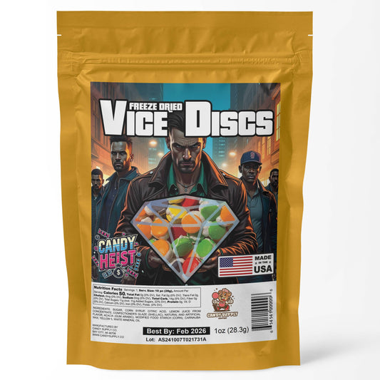 Freeze Dried Vice Discs (Chewy Sprees), 1oz Bag - Handcrafted Artisanal Marketplace LLC