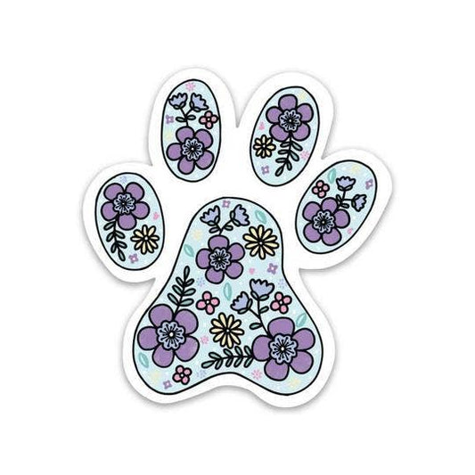 Paw Print Sticker - Dog Sticker - Handcrafted Artisanal Marketplace LLC