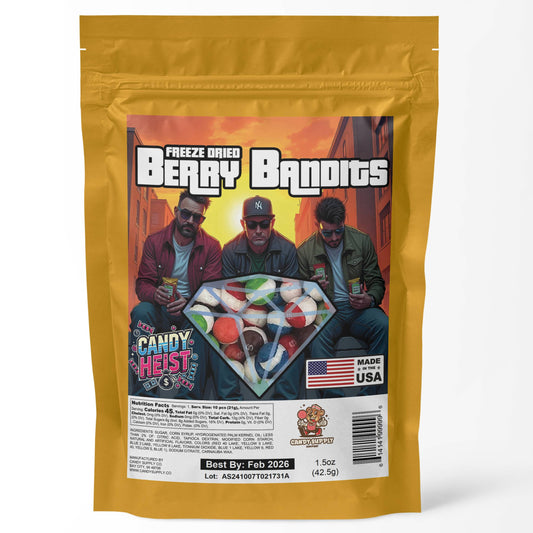 Freeze Dried Berry Bandits (Wild Berry Skittles), 1.5oz Bag - Handcrafted Artisanal Marketplace LLC