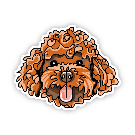 Goldendoodle Dog Sticker - Handcrafted Artisanal Marketplace LLC